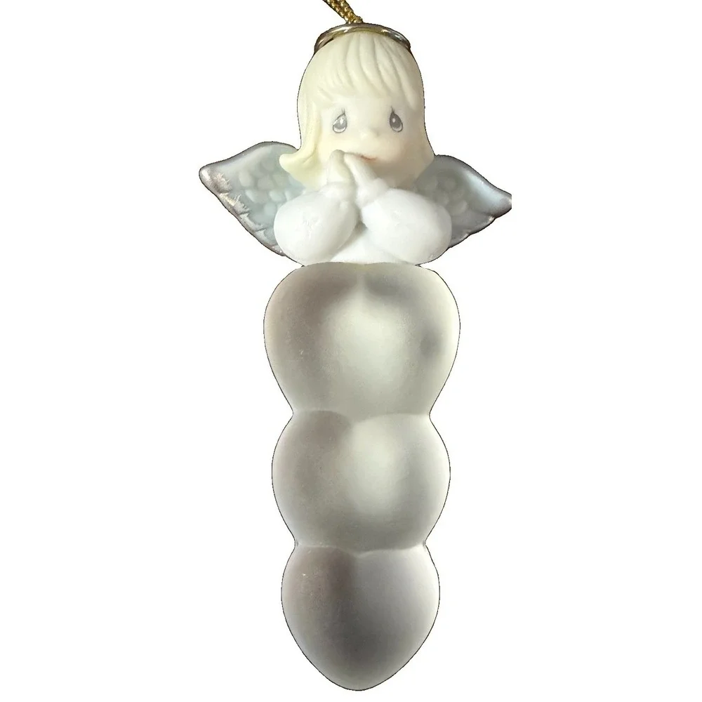 Precious Moments Enesco 1999 Praying Angel Icicle Ornament 546062/D w/ Box